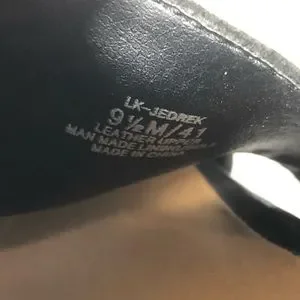 Lucky Brand Shoes Lucky Brand Jedrex Leather Black Wedges Size